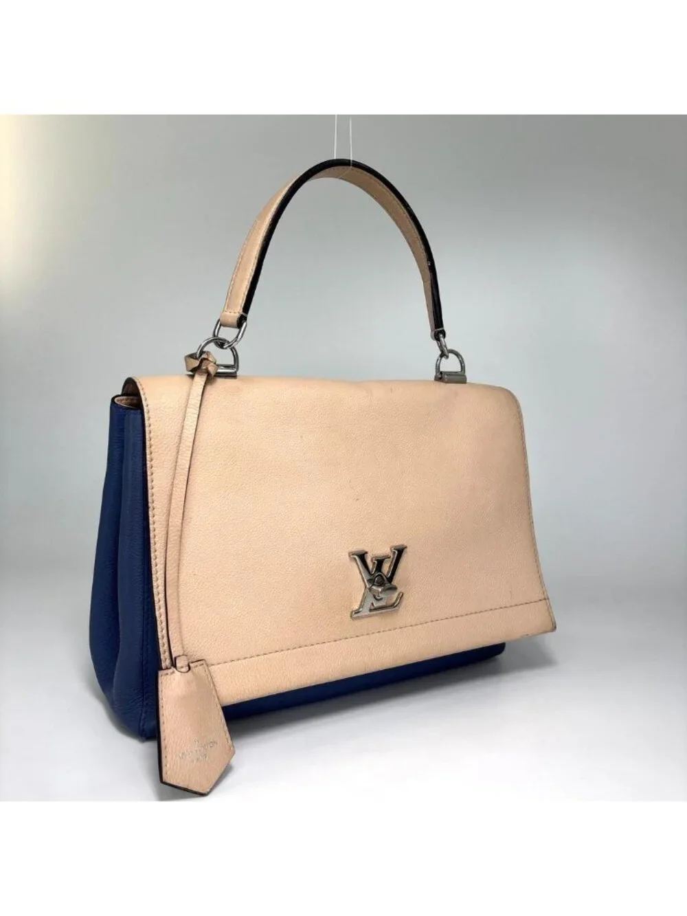 Louis Vuitton Lockme 2 Cartable Blue Handbag